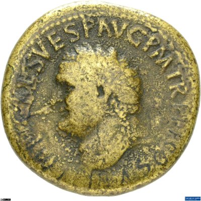 Sesterz, Titus80-81 n. Chr.Antike HerrscherprägungTitus (39-81 n. Chr.)
