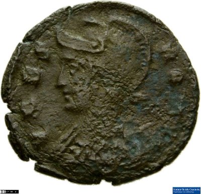Nummus, Roma330-334 n. Chr.Antike HerrscherprägungConstantinus I. (um 270/288-337 n. Chr.)