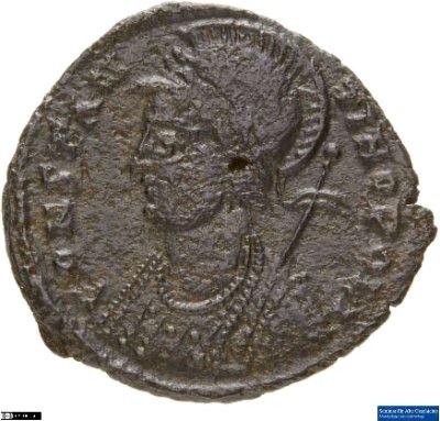 Nummus, Constantinopolis331-334 n. Chr.Antike HerrscherprägungConstantinus I. (um 270/288-337 n. Chr.)