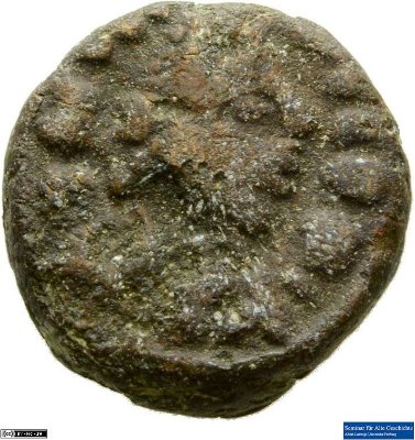 12 Nummi, Byzanz: Mauricius Tiberius582-602 n. Chr.Kaisertum (MA/NZ)Mauricius Tiberius (582-602)