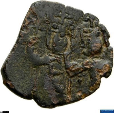 40 Nummi (Follis), Byzanz: Constans II.641-648 n. Chr.Kaisertum (MA/NZ)Constans II. (641-668) (07.11.630 - 15.09.668)