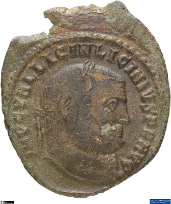 Nummus, Licinius I.313-315 n. Chr.Antike HerrscherprägungLicinius I. (um 265-325 n. Chr.)
