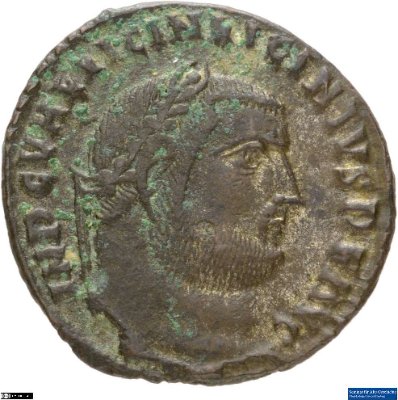 Nummus, Licinius I.313-315 n. Chr.Antike HerrscherprägungLicinius I. (um 265-325 n. Chr.)