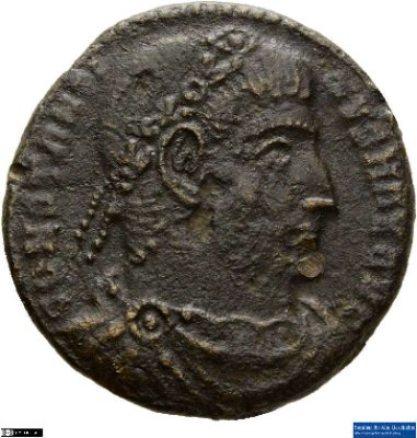 Nummus, Constantinus I.330-331 n. Chr.Antike HerrscherprägungConstantinus I. (um 270/288-337 n. Chr.)