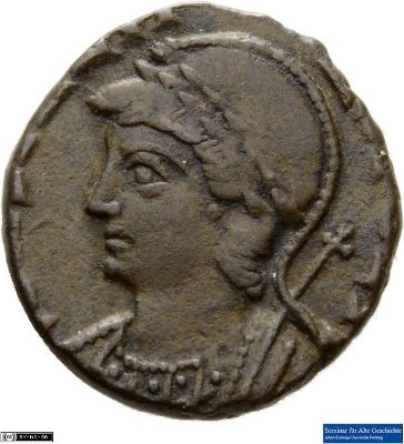 Nummus, Constantinopolis333-335 n. Chr.Antike HerrscherprägungConstantinus I. (um 270/288-337 n. Chr.)