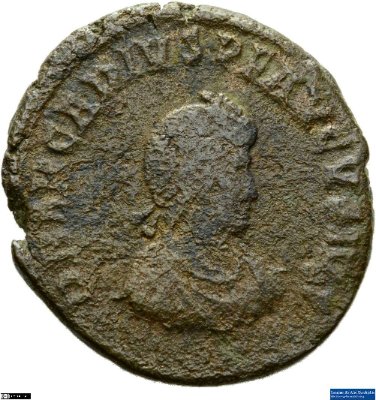 Aes 2, Arcadius383-388 n. Chr.Antike HerrscherprägungTheodosius I. (347-395 n. Chr.)