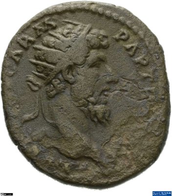 Dupondius, Lucius Verus166-167 n. Chr.Antike HerrscherprägungLucius Verus (130-169 n. Chr.)