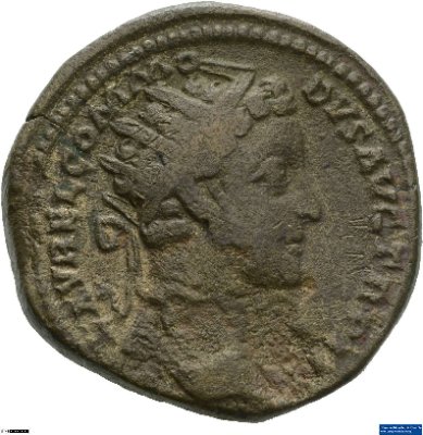 Dupondius, Commodus178 n. Chr.Antike HerrscherprägungMarcus Aurelius (121-180 n. Chr.)