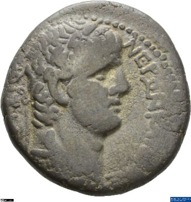 Tetradrachme, Syria: Nero62-63 n. Chr.Antike HerrscherprägungNero (37-68 n. Chr.)