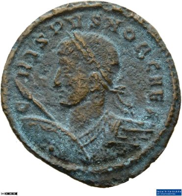 Nummus, Crispus319-320 n. Chr.Antike HerrscherprägungConstantinus I. (um 270/288-337 n. Chr.)