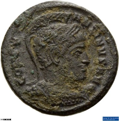 Nummus, Constantinus I.319-320 n. Chr.Antike HerrscherprägungConstantinus I. (um 270/288-337 n. Chr.)