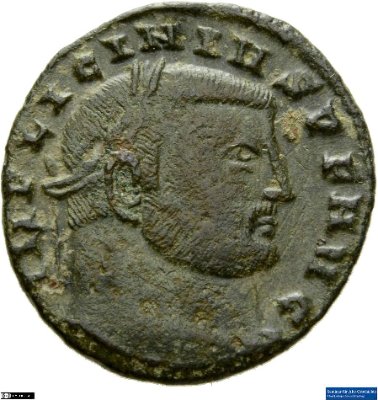 Nummus, Licinius I.313-315 n. Chr.Antike HerrscherprägungLicinius I. (um 265-325 n. Chr.)