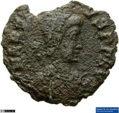 Aes 4, Arcadius388-392 n. Chr.Antike HerrscherprägungTheodosius I. (347-395 n. Chr.)