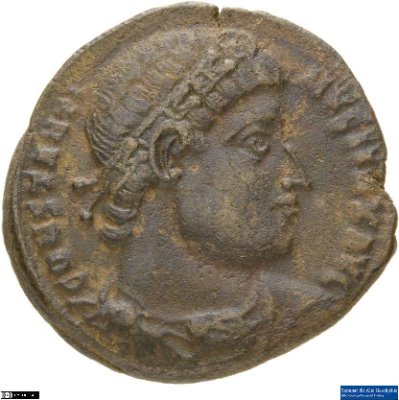 Nummus, Constantinus I.330-335 n. Chr.Antike HerrscherprägungConstantinus I. (um 270/288-337 n. Chr.)