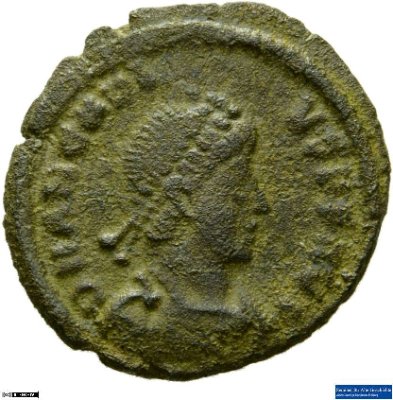 Aes 3, Arcadius392-395 n. Chr.Antike HerrscherprägungTheodosius I. (347-395 n. Chr.)