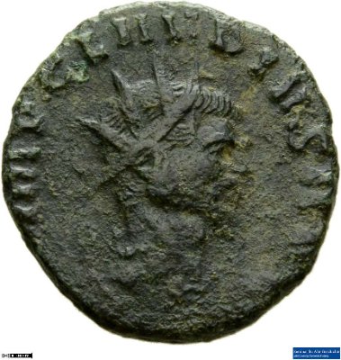 Doppeldenar, Claudius Gothicus268-270 n. Chr.Antike HerrscherprägungClaudius Gothicus (um 214-270 n. Chr.)