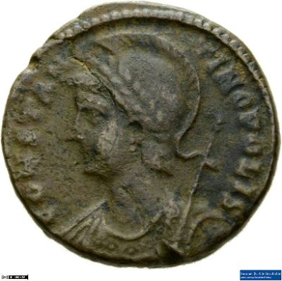 Nummus, Constantinopolis330-335 n. Chr.Antike HerrscherprägungConstantinus I. (um 270/288-337 n. Chr.)