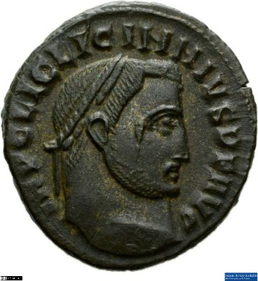 Nummus, Licinius I.313-314 n. Chr.Antike HerrscherprägungLicinius I. (um 265-325 n. Chr.)