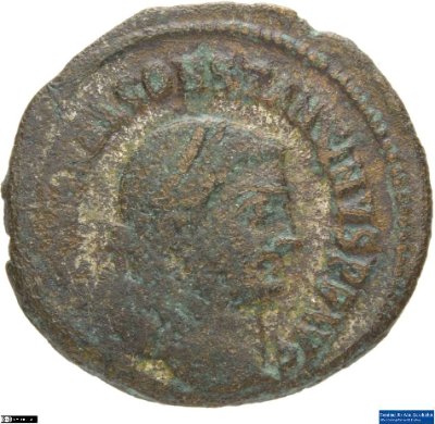 Nummus, Constantinus I.315-316 n. Chr.Antike HerrscherprägungConstantinus I. (um 270/288-337 n. Chr.)