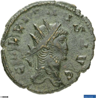 Doppeldenar, Gallienus260-268 n. Chr.Antike HerrscherprägungGallienus (um 213-268 n. Chr.)