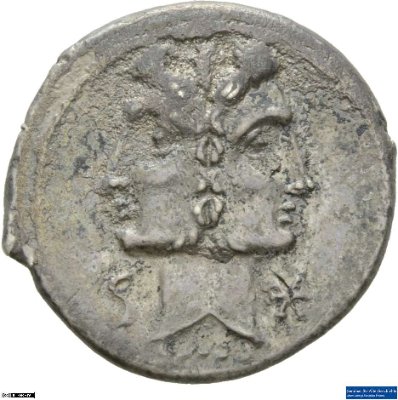 Denar (ANT), Römische Republik: C. Fonteiusca. 114-113 v. Chr.Stadt
