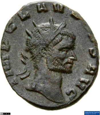 Doppeldenar, Claudius Gothicus268-270 n. Chr.Antike HerrscherprägungClaudius Gothicus (um 214-270 n. Chr.)