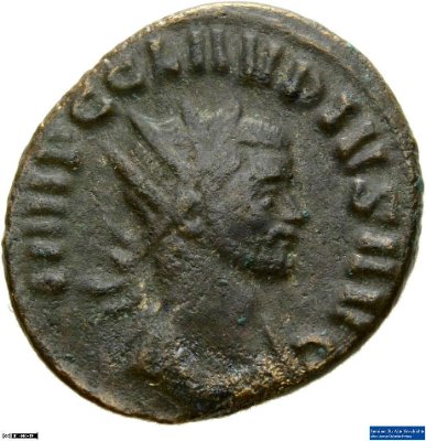 Doppeldenar, Claudius Gothicus268-270 n. Chr.Antike HerrscherprägungClaudius Gothicus (um 214-270 n. Chr.)