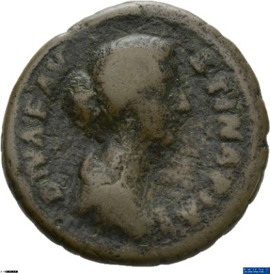 As, Diva Faustina (Minor)176-180 n. Chr.Antike HerrscherprägungMarcus Aurelius (121-180 n. Chr.)