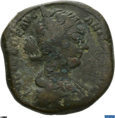 Sesterz, Lucilla164-169 n. Chr.Antike HerrscherprägungMarcus Aurelius (121-180 n. Chr.)