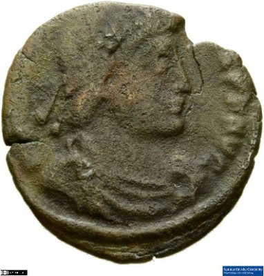 Nummus, Valentinianus I.367-375 n. Chr.Antike HerrscherprägungValentinianus I. (321-375 n. Chr.)