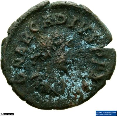 Nummus, Arcadius378-383 n. Chr.Antike HerrscherprägungTheodosius I. (347-395 n. Chr.)