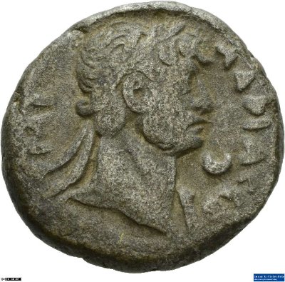 Tetradrachme, Alexandria: Hadrianus123-124 n. Chr.Antike HerrscherprägungHadrianus (76-138 n. Chr.)