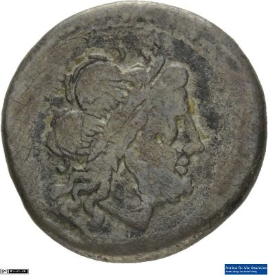 Victoriat, Römische Republik: Caecilius Metellus194-190 v. Chr.Stadt