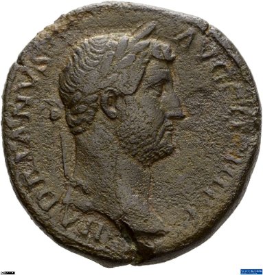 Sesterz, Hadrianus134-138 n. Chr.Antike HerrscherprägungHadrianus (76-138 n. Chr.)