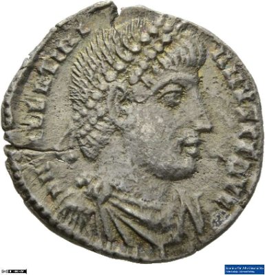 Siliqua, Valentinianus I.364-367 n. Chr.Antike HerrscherprägungValens (um 328-09.08.378 n. Chr.)