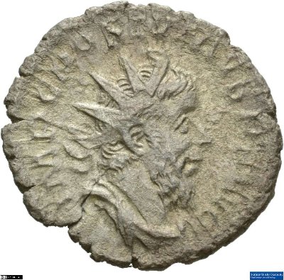 Doppeldenar, Postumus261 n. Chr.Antike HerrscherprägungPostumus