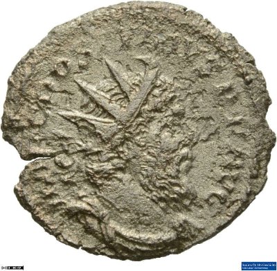 Doppeldenar, Postumus260-269 n. Chr.Antike HerrscherprägungPostumus