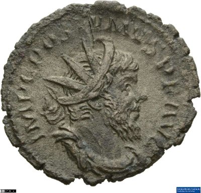 Doppeldenar, Postumus260-269 n. Chr.Antike HerrscherprägungPostumus