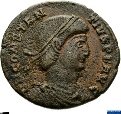 Aes 2, Constantius II.348-350 n. Chr.Antike HerrscherprägungConstans (320-350 n. Chr.)
