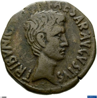 As, Augustus16 v. Chr.Antike HerrscherprägungGaius Iulius Caesar (Octavianus), seit 27 v. Chr. Augustus (63 v.-14 n. Chr.)