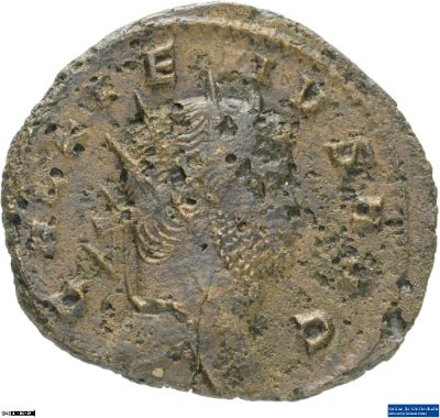Doppeldenar, Gallienus260-268 n. Chr.Antike HerrscherprägungGallienus (um 213-268 n. Chr.)