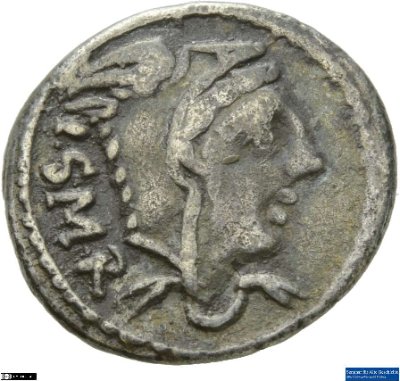 Denar (ANT), Römische Republik: L. Thorius Balbus105 v. Chr.Stadt