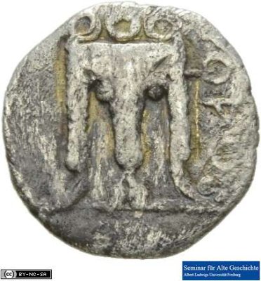 Obol (ANT), Krotonca. 500-430 v. Chr.Stadt