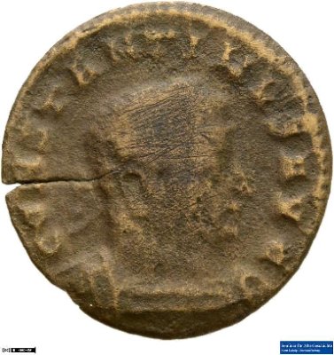 Nummusteilstück, Constantinus I.310-311 n. Chr.Antike HerrscherprägungConstantinus I. (um 270/288-337 n. Chr.)