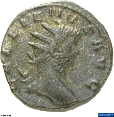 Doppeldenar, Gallienus260-268 n. Chr.Antike HerrscherprägungGallienus (um 213-268 n. Chr.)