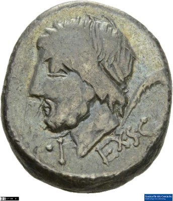 Denar (ANT), Römische Republik: C. Memmius L. f. Galeria und L. Memmius L. f. Galeria87 v. Chr.Stadt