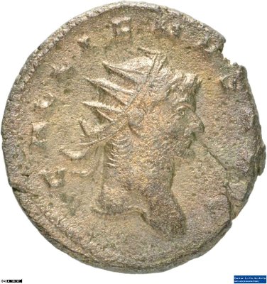 Doppeldenar, Gallienus260-268 n. Chr.Antike HerrscherprägungGallienus (um 213-268 n. Chr.)