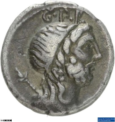 Denar (ANT), Römische Republik: Cn. Cornelius Lentulus Marcellinus76/75 v. Chr.Stadt