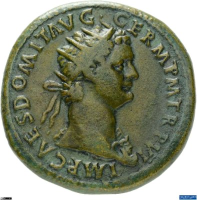 Dupondius, Domitianus87 n. Chr.Antike HerrscherprägungDomitianus (51-96 n. Chr.)