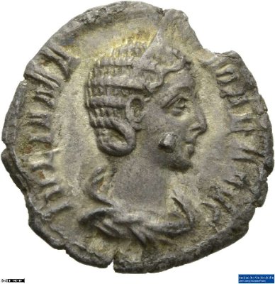 Denar (ANT), Iulia Mamaea225-235 n. Chr.Antike HerrscherprägungSeverus Alexander (208-235 n. Chr.)
